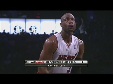 Dwyane Wade Full Highlights at Brooklyn Nets - 21 Points (2013.11.01)