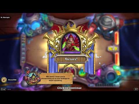 [ PC ] Hearthstone Boomsday Puzzle Lab Board Clear Level 4 All Solutions