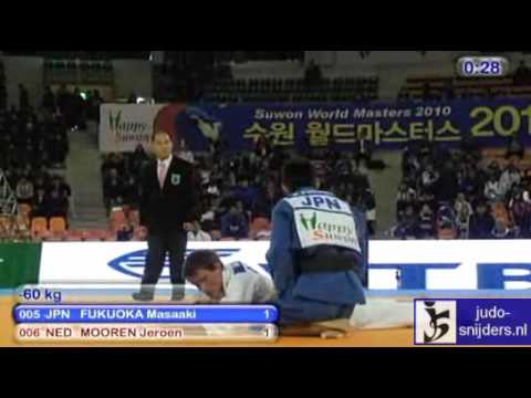 Judo 2010 Suwon: Masaaki Fukuoka (JPN) - Jeroen Mooren (NED) [-60kg]