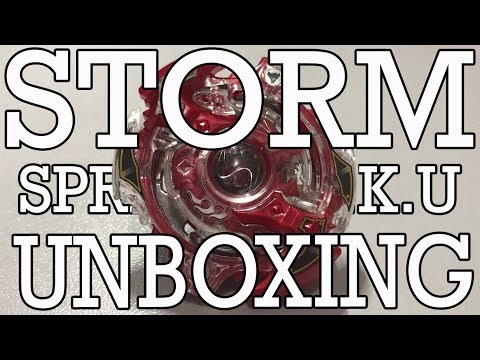 [Beyblade Burst] (B-35) Storm Spriggan.K.U Starter Unboxing ベイブレードバースト