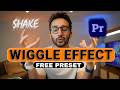 Wiggle Animation In Premiere Pro In 1 Click Free Preset