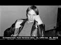 In memoriam: Tom Verlaine
