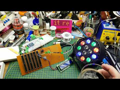 Tinkering and talking: DMX light control