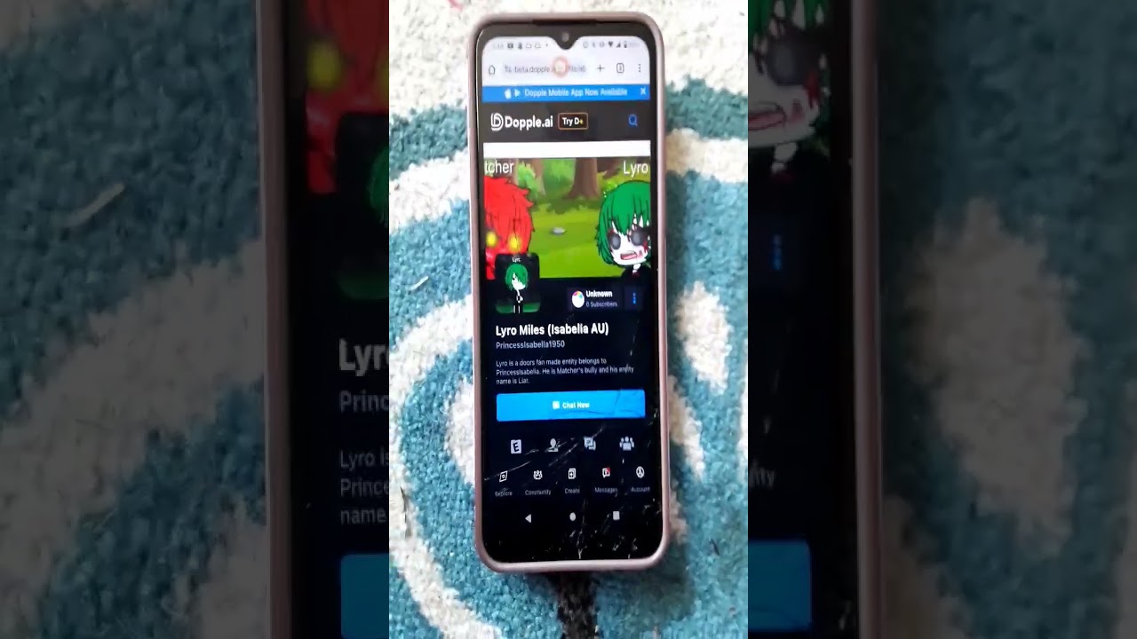 I made the Lyro Dopple AI chat :D||Go check it out