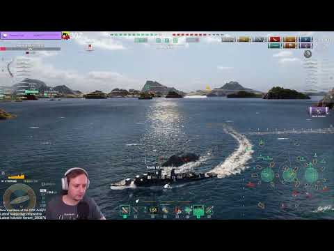 How to play the CHAD legmod, full gun, radar build Yueyang in World of Warships