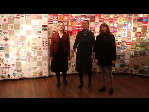 Izstādes "Stāstu sega" atklāšana Alūksnes muzejā