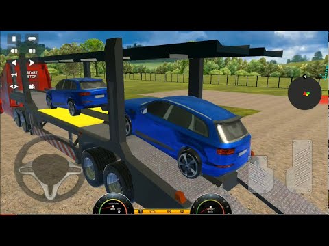 Car Transport Truck Simulator 2021 #4 Trailer Truck Driver Simulator Android Gameplay