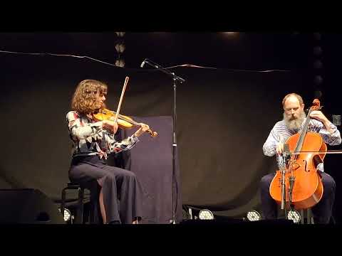 Fabiana Striffler (violon) et Karsten Hochapfel (violoncelle) le vendredi 11 juillet à Jazz à Luz