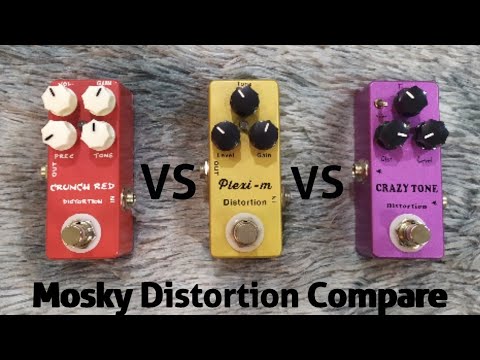 MOSKY Distortion Crazy Tone VS Plexi-M VS Crunch Red