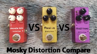 Video thumbnail for MOSKY Distortion Crazy Tone VS Plexi-M VS Crunch Red by Yhuliant Musik Shop