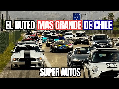 FUIMOS AL RUTEO DE SUPER AUTOS Y EXOTICOS MAS GRANDE DE CHILE | TOYOTA SUPRA TIRANDO FUEGO/LAMBO V12