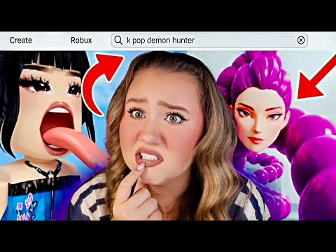 I Played The WEIRDEST K POP DEMON HUNTER Games On ROBLOX..
