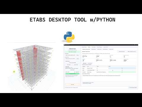 Csi Etabs Api Tool With Python Complete Workflow Tutorial