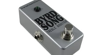 Video thumbnail for Ananashead FX Byrd Song Treble Booster Clean Amp by Ananashead Effects