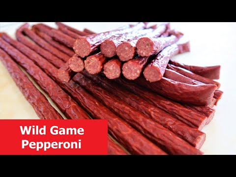 Wild Pepperoni! Pepperoni Stick Recipe made with Wild Game Meat. Recipe Included.