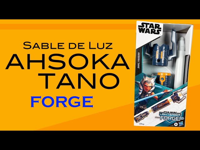 Vídeo relacionado con Star Wars Lightsaber Forge - Ahsoka Tano - Juguete Sable de luz Blanco Extensible - Juguete para niños de 4 años en adelante