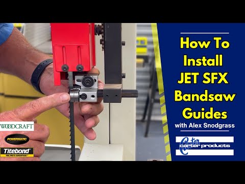 Installing The JET SFX 14" Bandsaw Guide Upgrade Kit | Carter Products