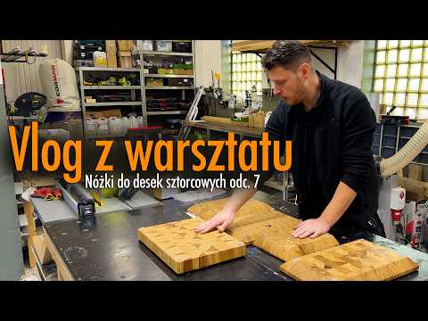 Legs for edged boards, different types, new design and planning for resin - Workshop Vlog 7