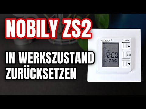 Nobily ZS2 in Werkszustand zurücksetzen-Softwarereset