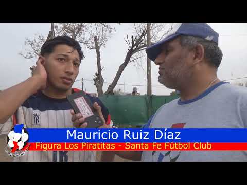 Mauricio Ruiz Díaz. La figura Premios Santa Fe de Los Piratitas  - Santa Fe Fútbol Club