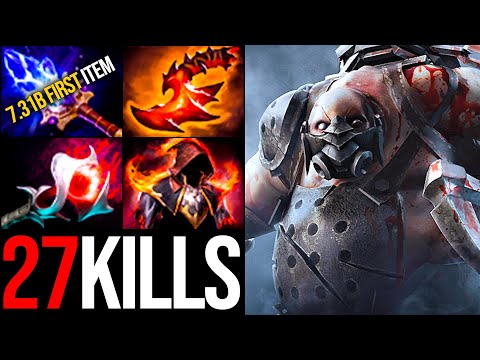 Offane Pudge 7.31b First Item Aghanim's Scepter | Insane 27Kills No Mercy | Pudge Official