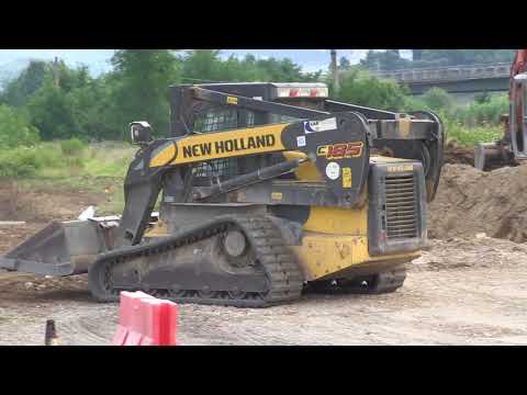 Viabilità, sopralluogo al cantiere di Torretta (Fauglia) per l'assessore Ceccarelli