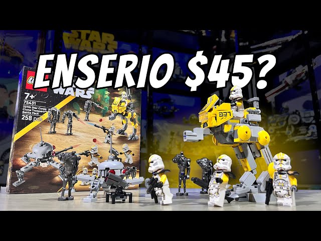 Vídeo relacionado con LEGO Star Wars 75431 Pack de Combate: Soldados Clon del 327 Cuerpo Estelar - Juguete de Colección con 4 Minifiguras, 3 Droides y AT-RT - Regalo para Niños de 7+ Años Fans de La Venganza de los Sith