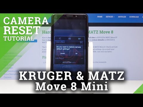 How to Reset Mini Camera in Kruger & Matz MOVE 8 - Camera Default Settings