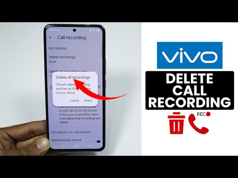 How to Delete Call Recording on Vivo Phone - Call Recording Settings