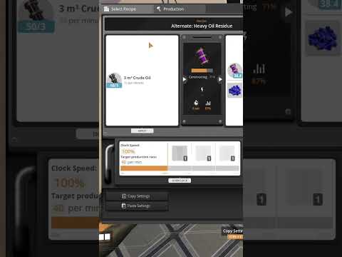 Quadruple your fuel output in satisfactory using alternate recipes #gaming #satisfactory #tutorial