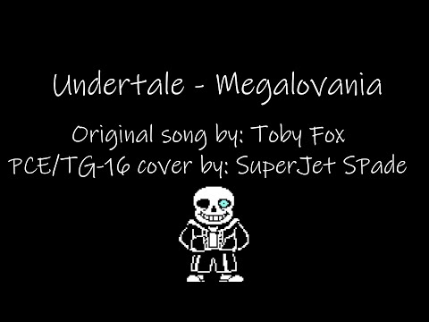 Undertale - Megalovania (NEC PC Engine/TurboGrafx-16 Cover)
