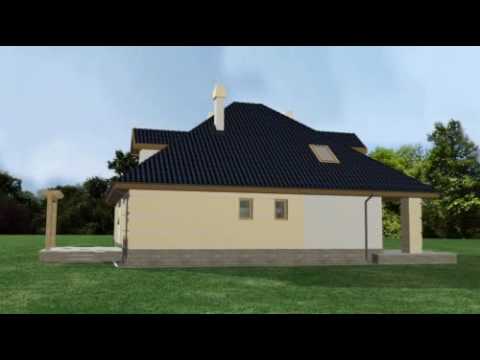 Aksamit - projekt domu pracowni Horyzont