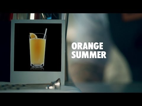 ORANGE SUMMER DRINK RECIPE - HOW TO MIX