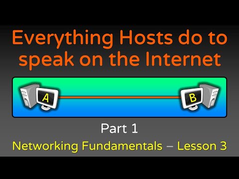 Everything Hosts do to speak on the Internet - Part 1 - Networking Fundamentals - Lesson 3