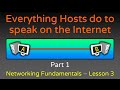 Everything Hosts Do To Speak On The Internet Part 1 Networking Fundamentals Lesson 3