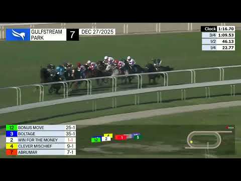 Gulfstream Park December 27, 2025 Race 7