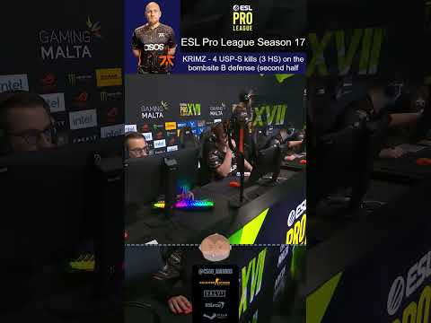 KRIMZ - 4 USP-S kills (3 HS) on the bom.. (Eternal Fire vs fnatic) - ESL Pro League Season 17