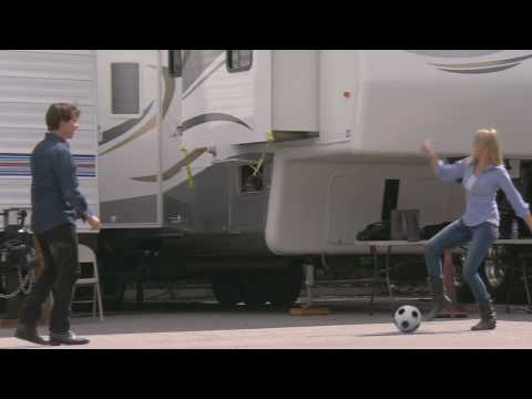 Tom Cruise and Cameron Diaz play soccer on the set of "Knight and Day"