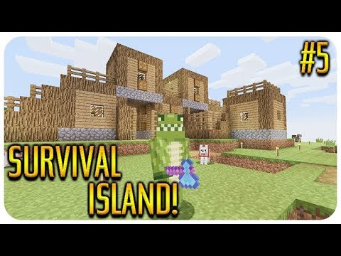 ✅ MINECRAFT - SURVIVAL ISLAND - BUILDING MY NEW HOUSE! Episode 5