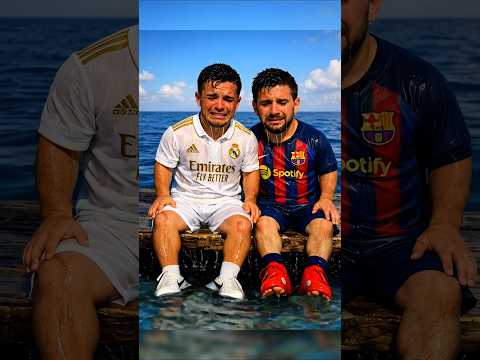 Poor ronaldo was left alone in the water.😭😢