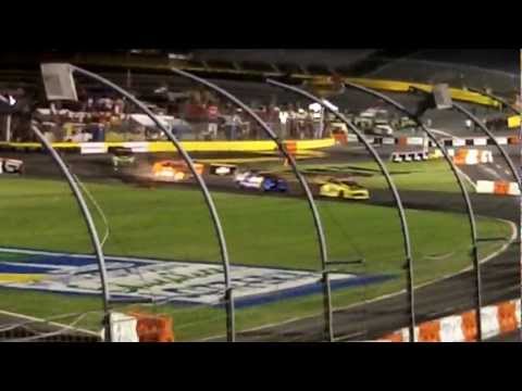 2012 GRC-Global Rallycross-MAIN EVENT-Tanner Foust and Heikkenen own Travis Pastrana