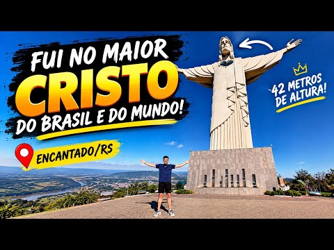 FUI NO MAIOR CRISTO DO BRASIL E DO MUNDO! 🙏 | Encantado/RS