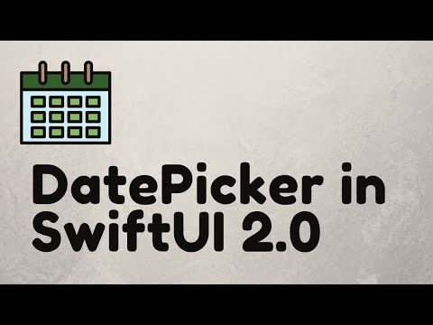 DatePicker in SwiftUI 2.0
