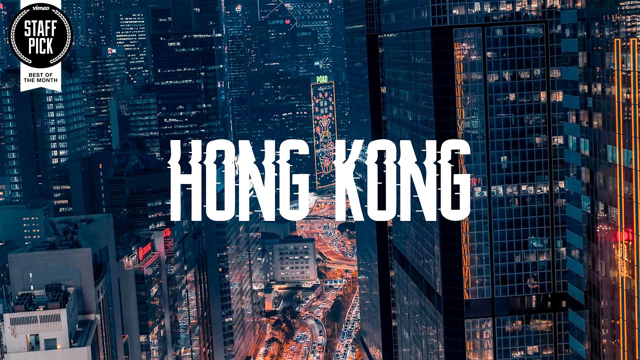 Magic of Hong Kong. Mind-blowing cyberpunk drone video of the craziest Asias city by Timelab.pro