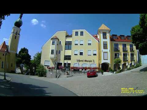 D: Markt Tännesberg. Landkreis NEW. Rundfahrt durch die Ortsmitte. August 2020