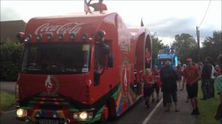 preview picture of video 'Olympic Flame Passes through Challock Kent 19/07/2012 [1080p HD]'