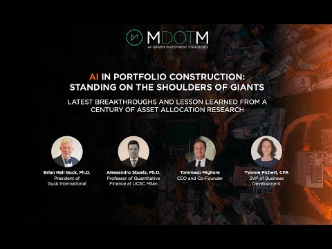 MDOTM FRONTIERS #2 - AI in Portfolio Construction: Standing on the Shoulders of Giants