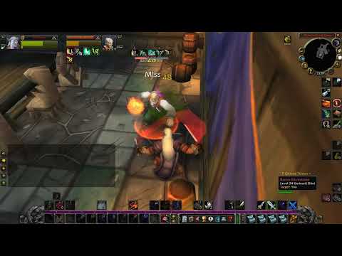 Rogue 24lvl solo - Baron Silverlaine / Shadowfang Keep - SoD - phase 1