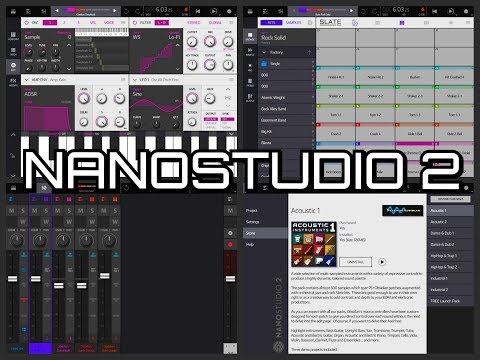 NANOSTUDIO 2 - Setting Up & Quick Start Guide for the iPad