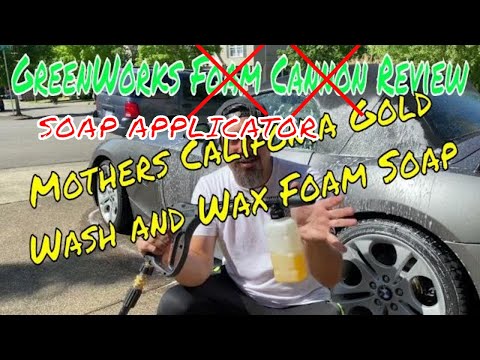 Lets Review the Green Works Soap applicator & Mothers California Gold Carnuba Wash & Wax  Review
